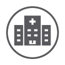 representative icon for hospital 